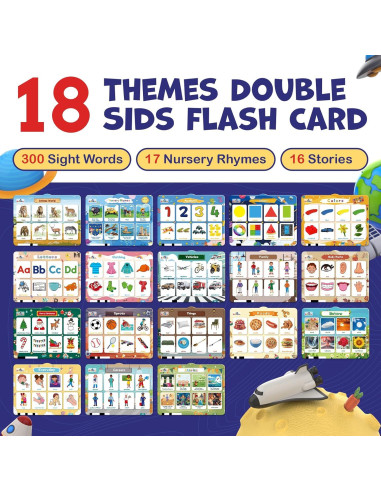 Astro Pad HOMESTEC - Tableta Educativa Interactiva Azul 3-6 Años