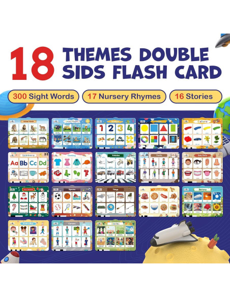 Astro Pad HOMESTEC - Tableta Educativa Interactiva Azul 3-6 Años