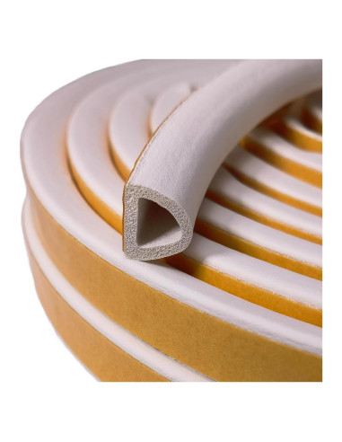Burlete autoadhesivo VITAM AMO 5.5 m Blanco para puertas y ventanas