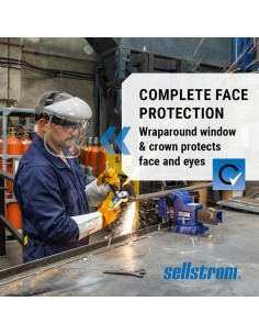Escudo Facial Sellstrom Advantage S30110 - Protección Alta Impacto 2