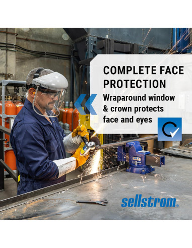 Escudo Facial Sellstrom Advantage S30110 - Protección Alta Impacto
