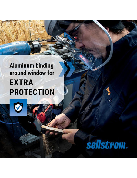 Escudo Facial Sellstrom Advantage S30110 - Protección Alta Impacto