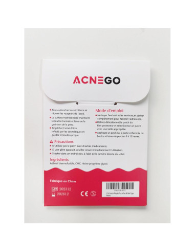 216 Parches Hidrocoloide AcneGo para Granitos y Manchas