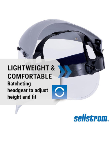Escudo Facial Sellstrom Advantage S30110 - Protección Alta Impacto