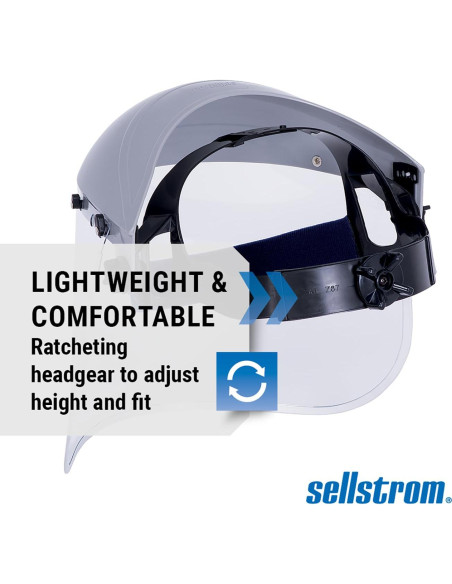 Escudo Facial Sellstrom Advantage S30110 - Protección Alta Impacto