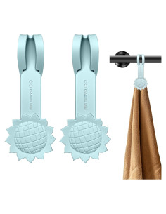 Ganchos Magnéticos OASIEUM para Toallas 2 Pack - Azul