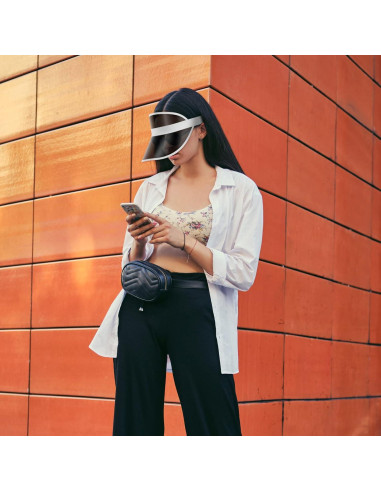 Paquete de 26 Gorras Visera Solar Transparentes UV Unisex