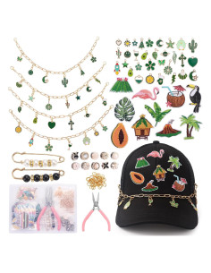 Kit Decorativo para Sombreros Quorineo 97 Piezas Verde