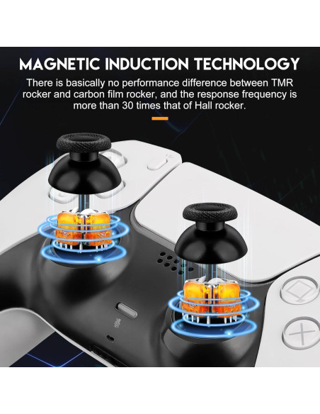 Joysticks Electromagnéticos TOMSIN para Controlador PS5 - Kit de 4 Joysticks Electromagnéticos TOMSIN para Controlador PS5 - Kit de 4