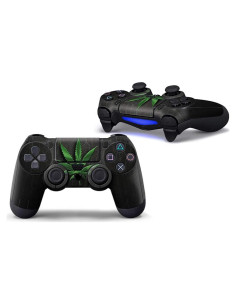 Protector de Vinilo para Controlador Sony PS4 - Hoja de Hierba