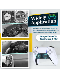 Reemplazo Joystick PS5 YWLRONG con Potenciómetro y Accesorios 2