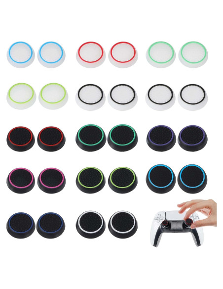 28 Tapas de Joystick Tucnoeu para PS4 y PS5 - Silicona Antideslizante