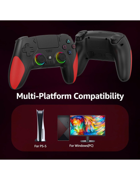 Controlador Inalámbrico IWGAME para PS5/PC - Joysticks Efecto Hall Controlador Inalámbrico IWGAME para PS5/PC - Joysticks Efecto Hall