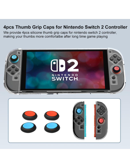 Kit de Accesorios Nintendo Switch 2 - 10 en 1 con Protectores