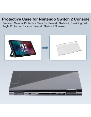 Kit de Accesorios Nintendo Switch 2 - 10 en 1 con Protectores