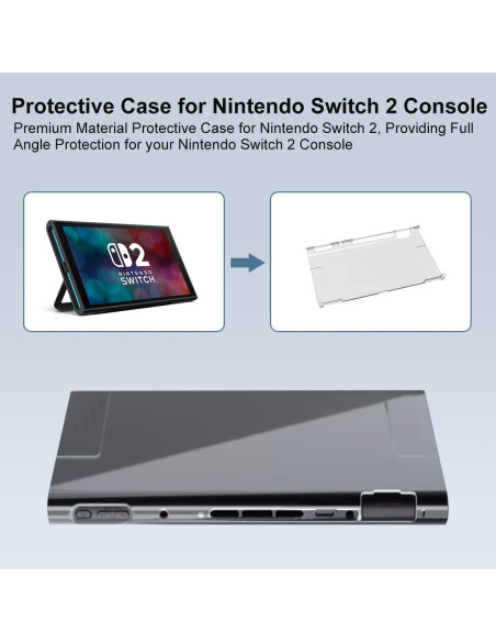 Kit de Accesorios Nintendo Switch 2 - 10 en 1 con Protectores