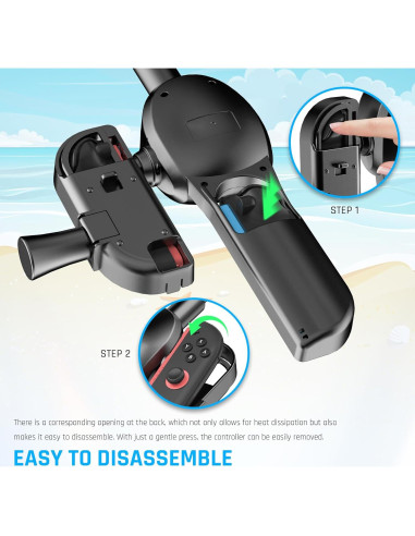 Caña de Pesca RHOTALL para Nintendo Switch 2 - Accesorio de Juego