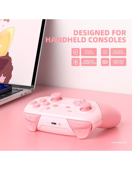 Controlador Inalámbrico Pro YKASEK para Switch con Estuche