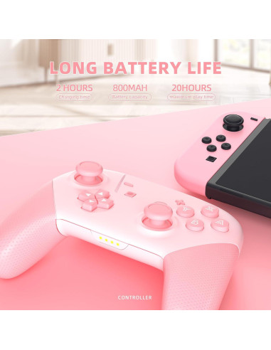 Controlador Inalámbrico Pro YKASEK para Switch con Estuche