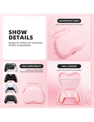 Controlador Inalámbrico Pro YKASEK para Switch con Estuche