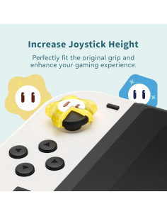 Tapas de agarre para pulgar WISHAVEN para Nintendo Switch - 4PCS 2