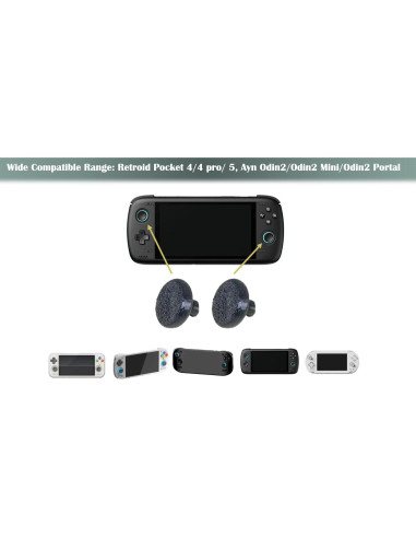 Paquete de 4 Caps de Joystick Kimalab para Consolas Portátiles