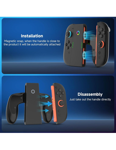 Agarre de Carga Ergonómico para Joy-Con Nintendo Switch 2