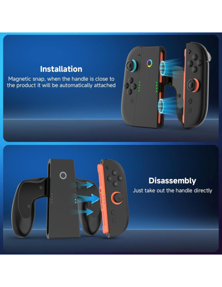 Agarre de Carga Ergonómico para Joy-Con Nintendo Switch 2