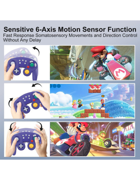 Controlador Inalámbrico HaeBorl para Nintendo Switch - 600mAh