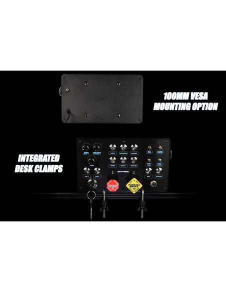 Caja de Botones Clásica II Sim-Panel ATS/ETS - Aluminio Negro