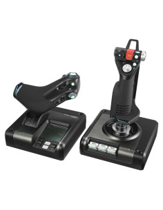 Controlador de Vuelo Logitech G Saitek X52 Pro - Joystick con Pantalla LCD