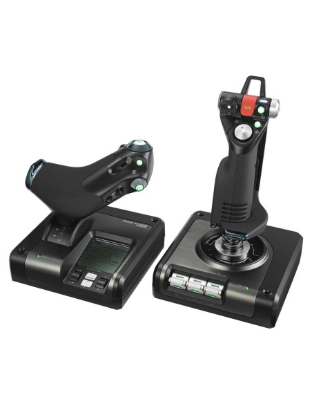 Controlador de Vuelo Logitech G Saitek X52 Pro - Joystick con Pantalla LCD