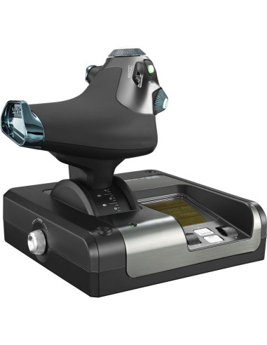 Controlador de Vuelo Logitech G Saitek X52 Pro - Joystick con Pantalla LCD