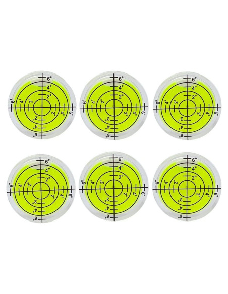 6 Niveles de Burbuja Adhesivos Doble Cara WOYISEPG 32x7mm