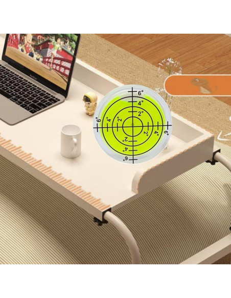 6 Niveles de Burbuja Adhesivos Doble Cara WOYISEPG 32x7mm