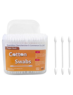 Hisopos de Algodón Doble Punta 300pcs Quanzhou 7.62cm