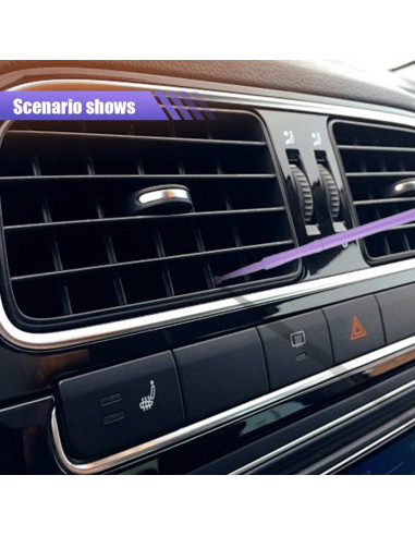 100 Pinceles de Pintura de Retocado LAINLOY 1.5mm Púrpura Claro