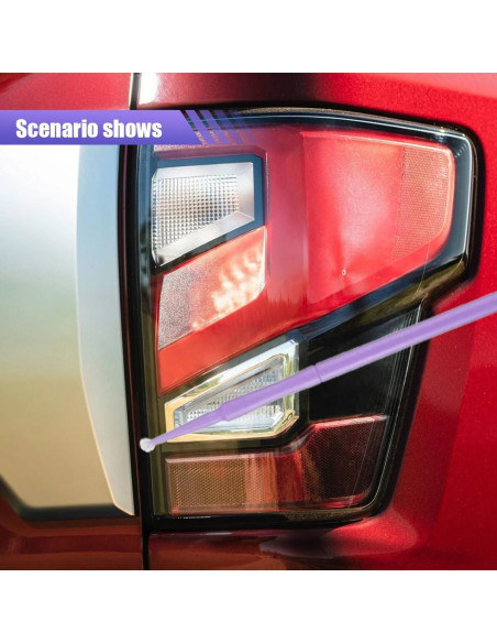 100 Pinceles de Pintura de Retocado LAINLOY 1.5mm Púrpura Claro