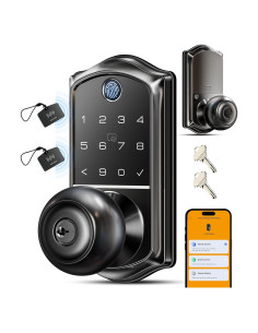 Cerradura Inteligente Veise VE018 - Huella Dactilar y App, IP55