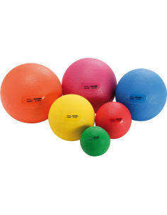 Pelota Medicinal Gymnic Heavymed 1kg Rojo Vinilo 2