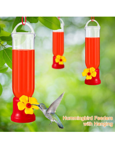 Alimentadores de Colibrí Sunnyray 10 Piezas 15.24 cm 2