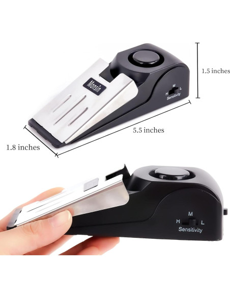 Alarma de Tope de Puerta Monsin 120DB Seguridad Viaje