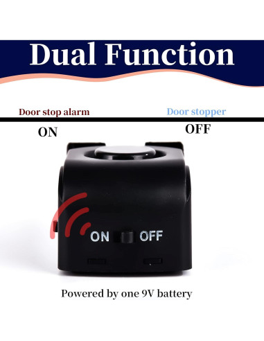 Alarma de Tope de Puerta Monsin 120DB Seguridad Viaje