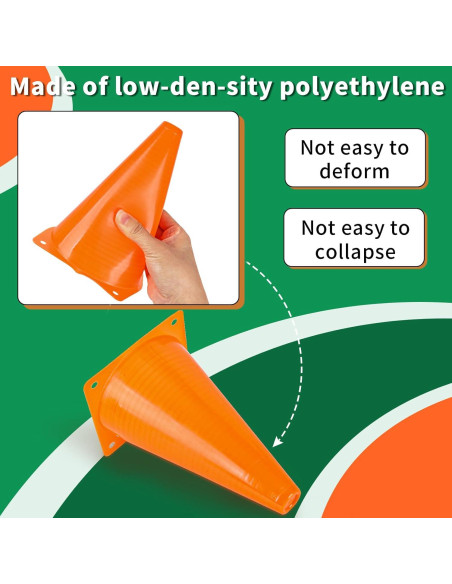 Conos de Entrenamiento ZICRO Mini Cones-O Naranja 12 Unidades Conos de Entrenamiento ZICRO Mini Cones-O Naranja 12 Unidades