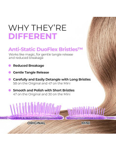 Cepillos Desenredantes FHI Heat UNbrush DuoFlex - Lavanda 2