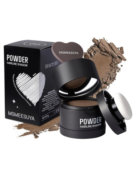 Polvo Rellenador de Cabello MSMEESUYA Marrón Ceniza 39g