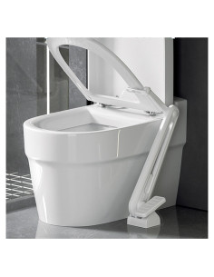 Elevador de Tapa de Inodoro Manual cdmoke Blanco Universal