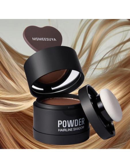 Polvo Rellenador de Cabello MSMEESUYA Marrón Ceniza 39g