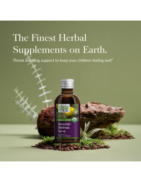 Jarabe Bronquial Gaia Herbs 88.72 ml - Suplemento Inmunológico