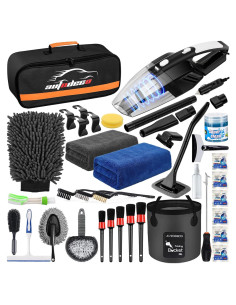 Kit de Limpieza de Autos AUTODECO 41 Piezas con Aspiradora